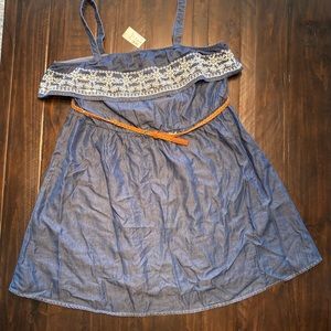Justice Girls 24 Plus Denim Dress